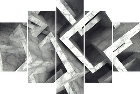 Tablou cu cuburi abstracte (150x105 cm)