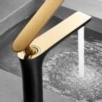 Baterie Lavoar Negru-Gold ,Smack, Esn 032, Alama