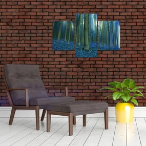 Tablou - Pădure albastră (90x60 cm)