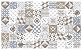 Set 60 autocolante de perete Ambiance Cement Tiles Liliania, 10 x 10 cm