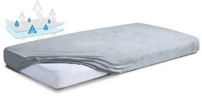 Matex Froté cearșaf impermeabil gri deschis, 60 x120 x 10 cm, 60 x 120 cm