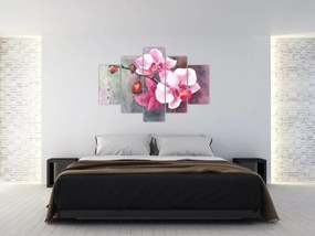 Tablou - Orhidee, acvariu (150x105 cm)