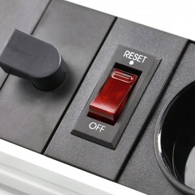 Priza incorporabila turn, 2 prize schuko, USB A+C, incarcare Wireless 10 W, lumina de veghe, cablu 1.5 m, neagra, GTV