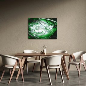 Tabloul abstract verde (70x50 cm)
