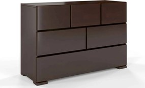 Comodă lemn masiv TerraCraft Pin 3+2+1 Sertare, 120 × 45 × 81 cm - Natural