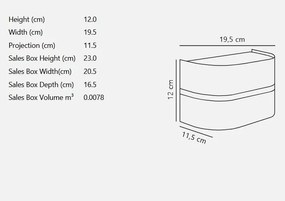 Aplica de exterior ambientala stil nordic IP44 Sibelis antracit