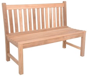 Bancă de grădină în culoare naturală din lemn masiv Solo – Garden Pleasure