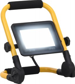 vidaXL Proiector LED cu mâner, 30 W, alb rece