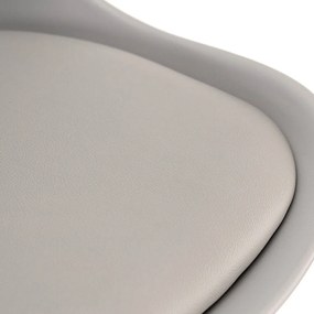 Scaun de dining Silla 6 buc în gri