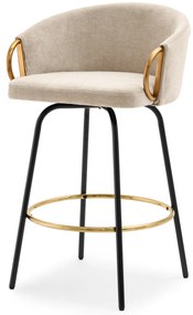 Scaun Carma H (crem + negru). Promo -28%. 1110655