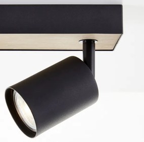 Spot LED Brilliant MARTY 1xGU10/5W/230V d. 10,5 cm negru