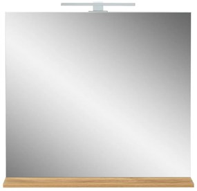 Oglindă de perete cu led/cu raft 76x75 cm Menen – Germania