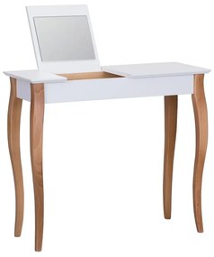 Măsuță de toaletă cu oglindă Ragaba Dressing Table, lungime 85 cm, alb