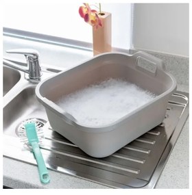 Lighean din plastic cu două mânere Addis, 39 x 32 x 14 cm, negru