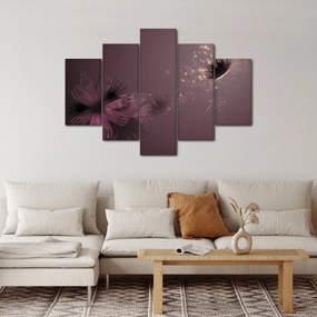 Tablou - Floare și fluture (150x105 cm)