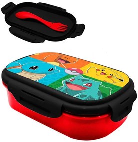 Pokémon Cutie pentru sandvișuri + set tacâmuri