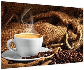 Tablou - O ceașcă de cafea (90x60 cm)