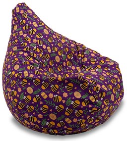 Fotoliu puf copii, Nirvana Light Pufrelax, Material Impermeabil, Beehive