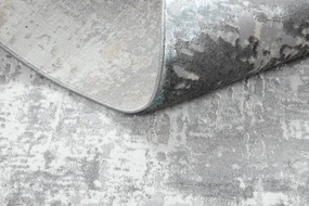 Covor CORE W9782 - structural, două niveluri de lână, fildeş / gri