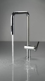 MOMI Baterie Bucătărie cu Pipă Extractibilă – Cromat (BKM_073N)