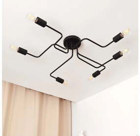 LED Lustră aplicată TUBE 6xE27/15W/230V