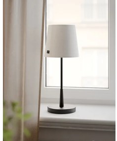 ByRydens 4002730-4002 - Lampă de masă LUMI 1xE27/8W/230V alb/negru 48,5 cm
