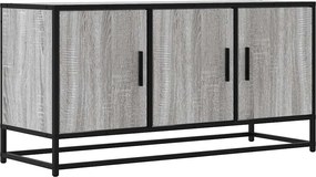 vidaXL Dulap TV gri sonoma, 100x35x50 cm lemn prelucrat și metal