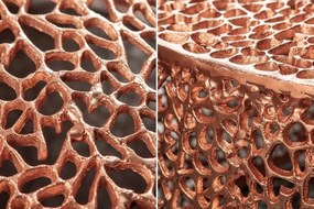 Masuta cu aspect deosebit Leaf 80cm, cupru