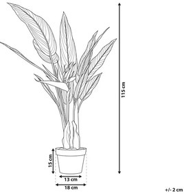 Plantă artificială 115 cm SARIZA. 1022772