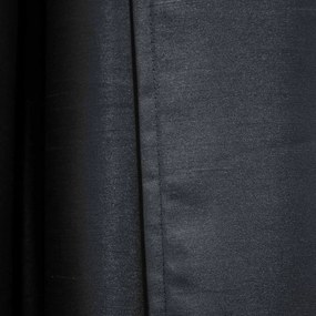 Draperie gri închis din microsatin 140x240 cm Shana – douceur d'intérieur