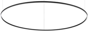 Ideal Lux - Candelabru LED ORACLE suspendat pe cablu, 83W/230V, 3000K, Ø 150 cm, negru