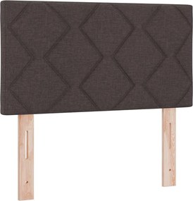 vidaXL Tăblie cap Maro închis 80 cm țesătură