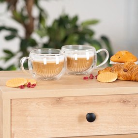 Pahare termo pentru cappuccino 4Home Hot&Cool 270 ml, 2 buc.