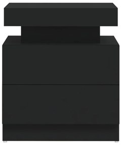 Noptiera, negru, 45x35x52 cm, PAL 1, Negru