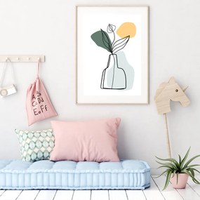 Poster - Vaza cu platnă (A4)