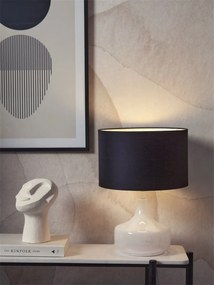 Veioza/ Lampa de masa decorativa Reykjavik alb/ negru