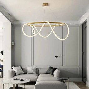 Lustra led , Neo Gold 80 cm, 70w