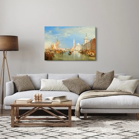 Tablou - Joseph Mallord William Turner, Venice the Dogana and San Giorgio Maggiore, reproducere (90x60 cm)