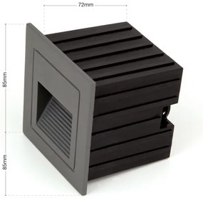 Corp de iluminat LED încorporat Orion AL 11-1217 LORO LED/2W/230V IP65 antracit