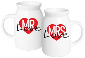 Set 2 cani 350ml, Mrs&Mr Love, Bg-Tech