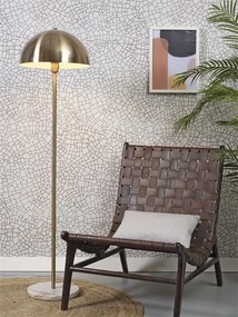 Lampadar auriu cu baza din marmura Toulouse