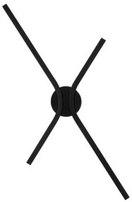 Aplica de perete LED CCT design modern AKRO negru