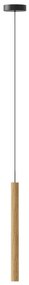 Pendul design minimalist din lemn cu spot LED încorporat Chimes tall - oak 2233 VTC