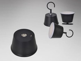 Lampa LED portabila exterior/interior IP54 Cuco neagra