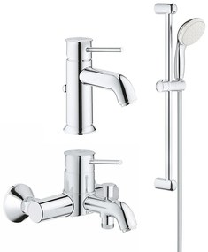 Set complet baterii baie 3 in1 Grohe Classic marimea S (23782000 ,23787000,27853003 )