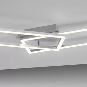 Lustră LED aplicată dimabilă IVEN 2xLED/18W/230V Leuchten Direkt 14691-55 + telecomandă