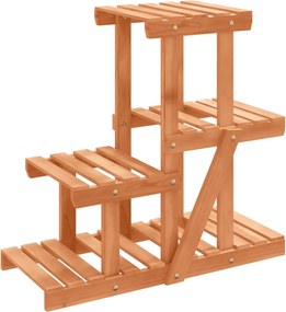 vidaXL Suport pentru flori, 58x25x51 cm, lemn masiv de brad