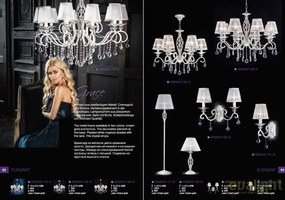Candelabru elegant design clasic cu 8 brate Grace MYARM247-08-G