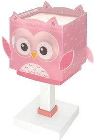 Dalber 64481N - Lampă LED pentru copii LITTLE OWL, 1xG4/4W/230V, roz