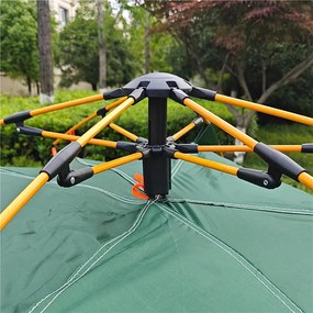 Cort pentru 3 persoane 2x2x1,35m, verde